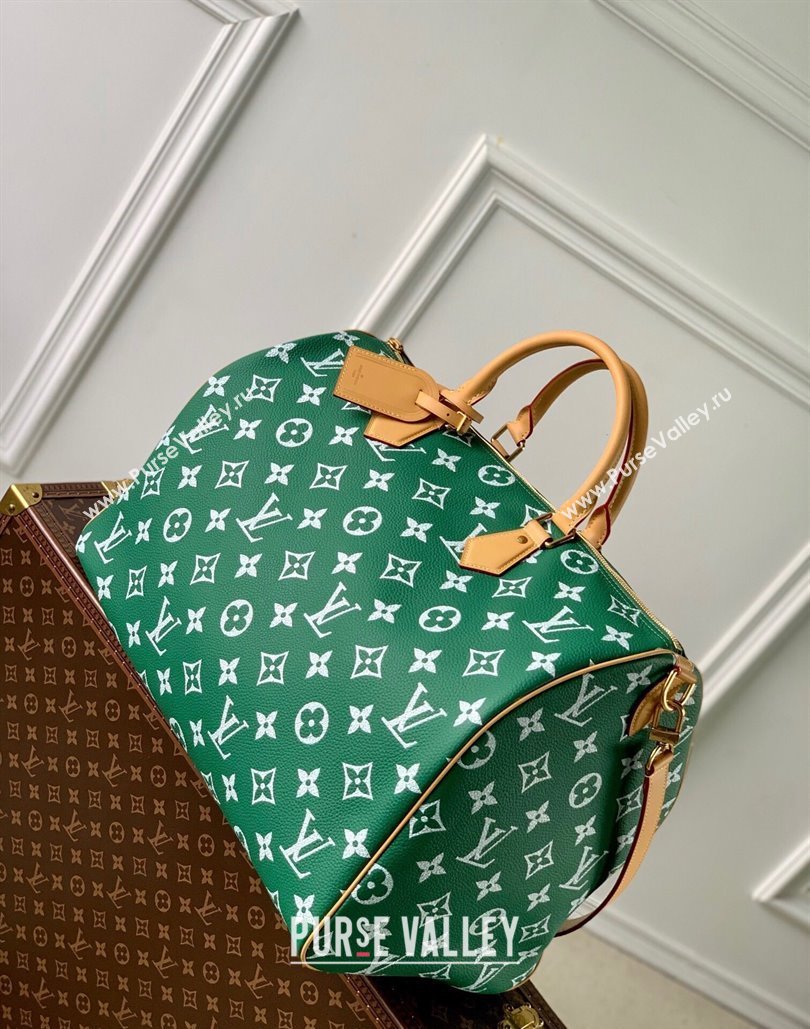 Louis Vuitton Speedy P9 Bandouliere 50 Travel Bag in Soft calfskin M46991 Vert Green 2024 (KI-240807003)