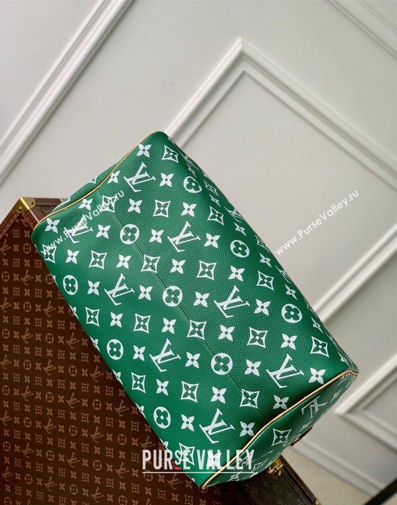 Louis Vuitton Speedy P9 Bandouliere 50 Travel Bag in Soft calfskin M46991 Vert Green 2024 (KI-240807003)