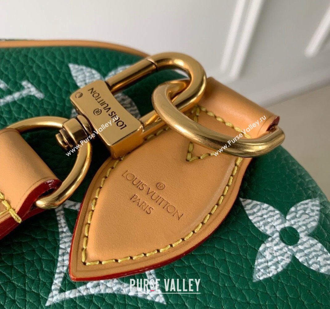 Louis Vuitton Speedy P9 Bandouliere 50 Travel Bag in Soft calfskin M46991 Vert Green 2024 (KI-240807003)