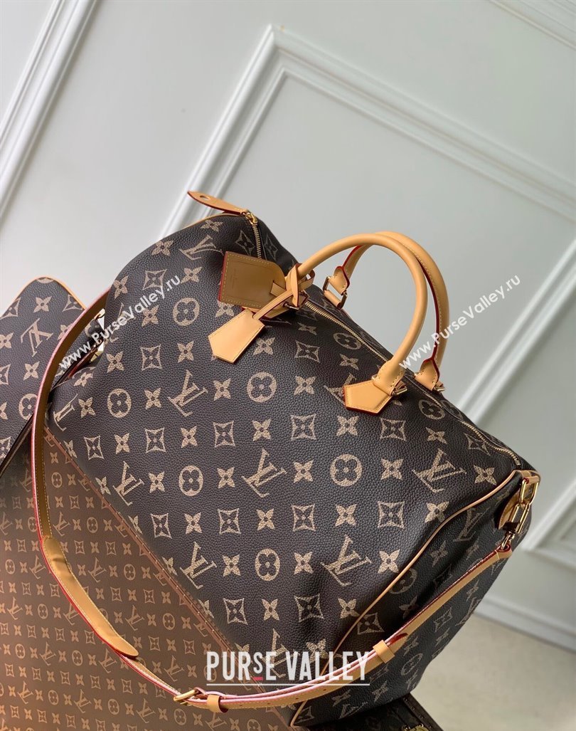 Louis Vuitton Speedy P9 Bandouliere 50 Travel Bag in Soft calfskin M46962 Monogram 2024 (KI-240807004)