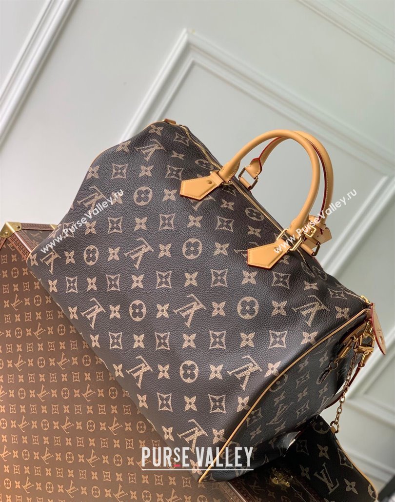 Louis Vuitton Speedy P9 Bandouliere 50 Travel Bag in Soft calfskin M46962 Monogram 2024 (KI-240807004)