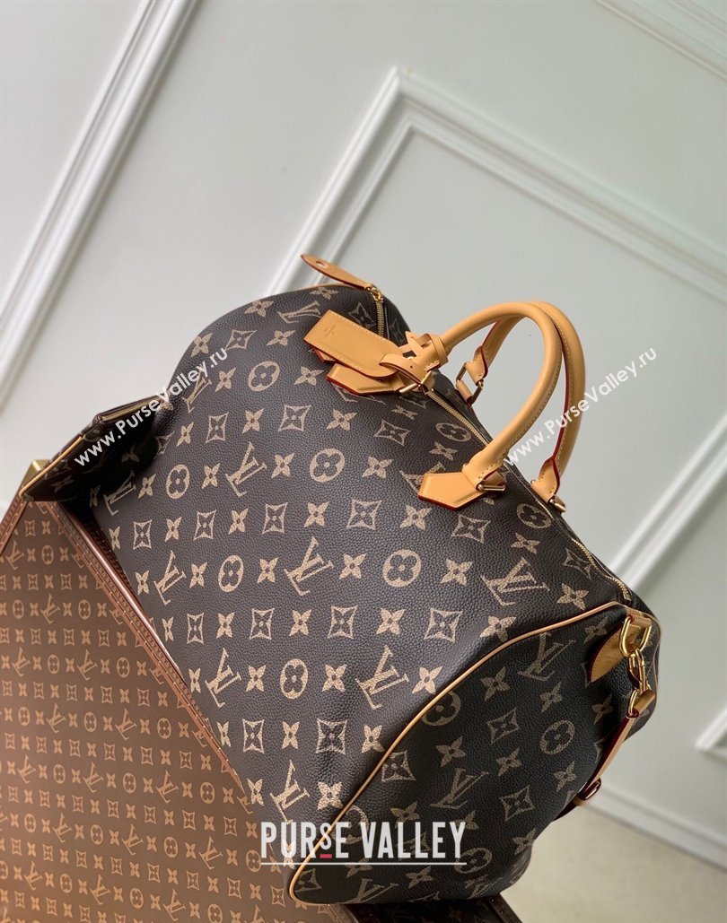 Louis Vuitton Speedy P9 Bandouliere 50 Travel Bag in Soft calfskin M46962 Monogram 2024 (KI-240807004)