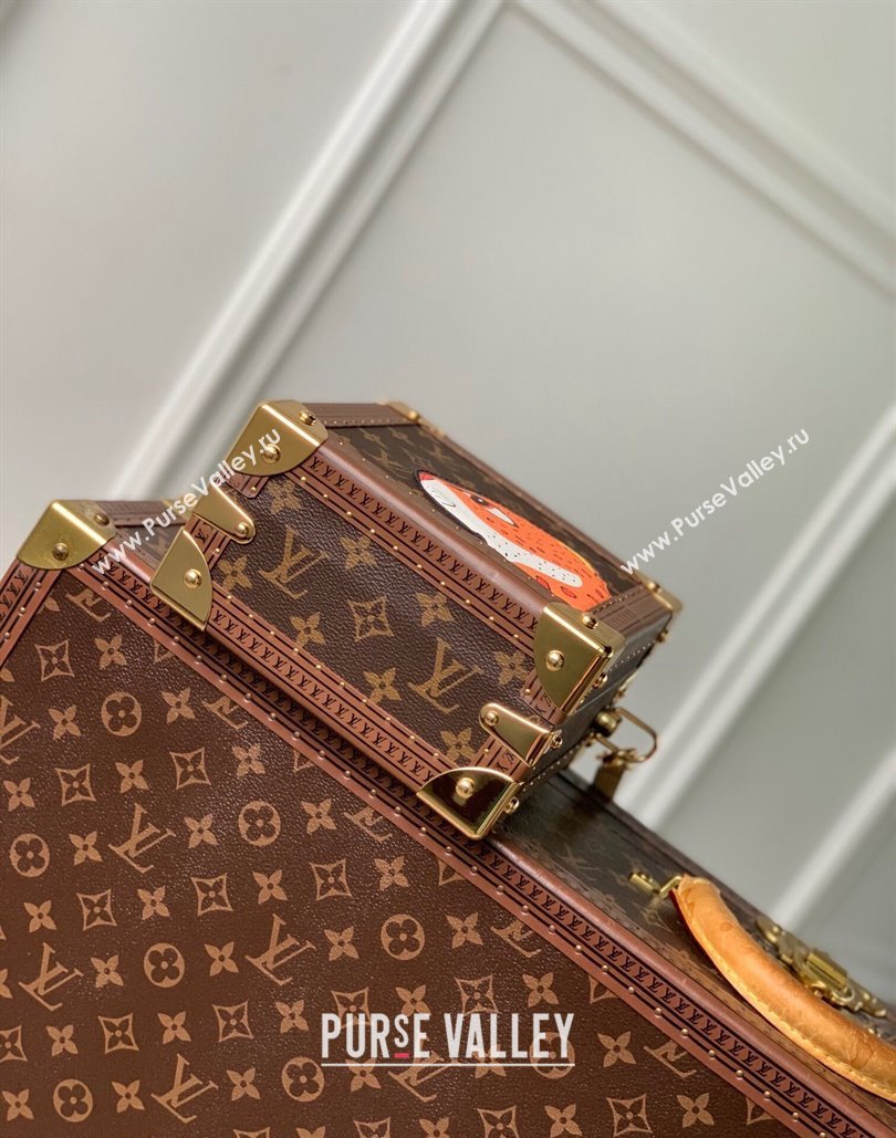 Louis Vuitton Mini Square Trunk Leopard Box bag 2024 M11210 (KI-240807050)