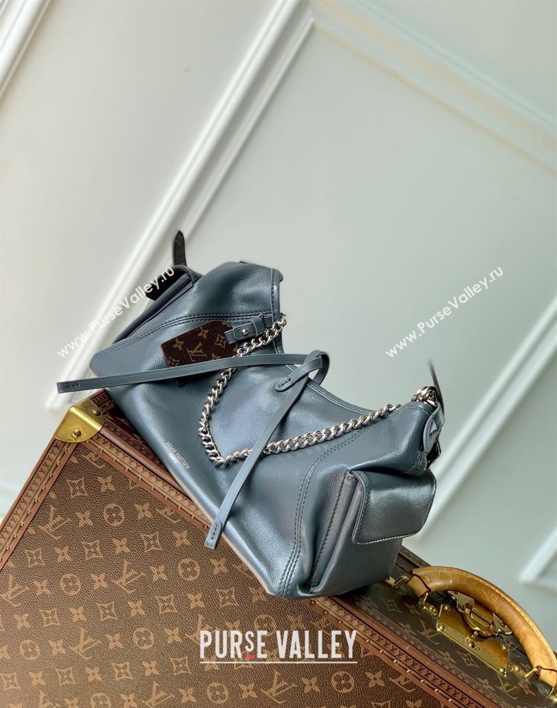 Louis Vuitton CarryAll Cargo PM Hobo Bag in Lambskin M12579 Trianon Grey 2024 (KI-240807047)