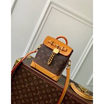 Louis Vuitton Steamer 15 bag in Monogram Dust Canvas with Chain Lock 2024 M11630 (KI-240807028)