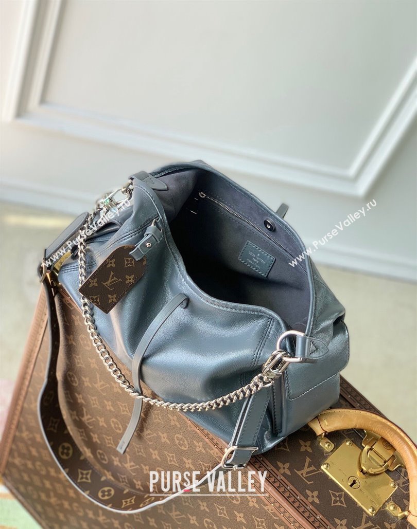 Louis Vuitton CarryAll Cargo PM Hobo Bag in Lambskin M12579 Trianon Grey 2024 (KI-240807047)