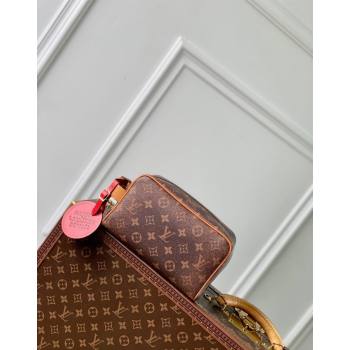 Louis Vuitton Locker Dopp Kit Clutch in Monogram Dust Canvas 2024 M11765 (KI-240807031)