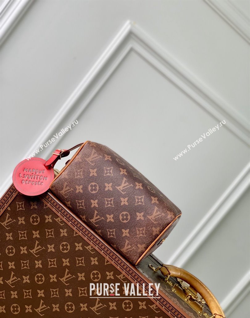 Louis Vuitton Locker Dopp Kit Clutch in Monogram Dust Canvas 2024 M11765 (KI-240807031)