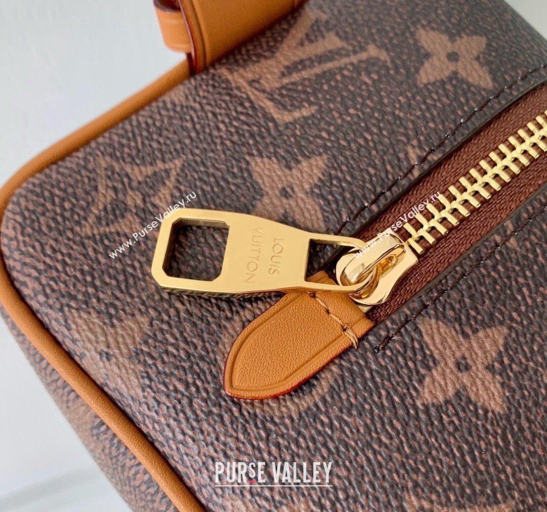 Louis Vuitton Locker Dopp Kit Clutch in Monogram Dust Canvas 2024 M11765 (KI-240807031)