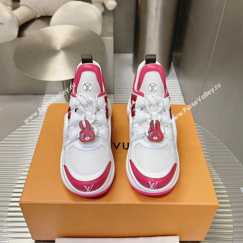 Louis Vuitton LV Archlight Sneakers with Rabbit Patch White/Red 2024 (MD-240815097)