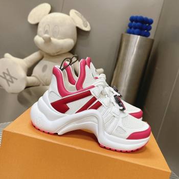 Louis Vuitton LV Archlight Sneakers with Rabbit Patch White/Red 2024 (MD-240815097)