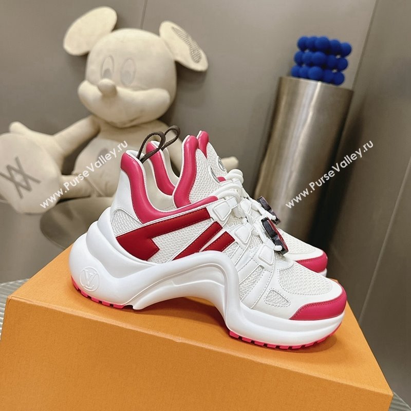 Louis Vuitton LV Archlight Sneakers with Rabbit Patch White/Red 2024 (MD-240815097)