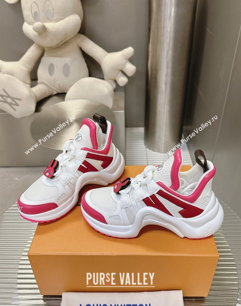 Louis Vuitton LV Archlight Sneakers with Rabbit Patch White/Red 2024 (MD-240815097)