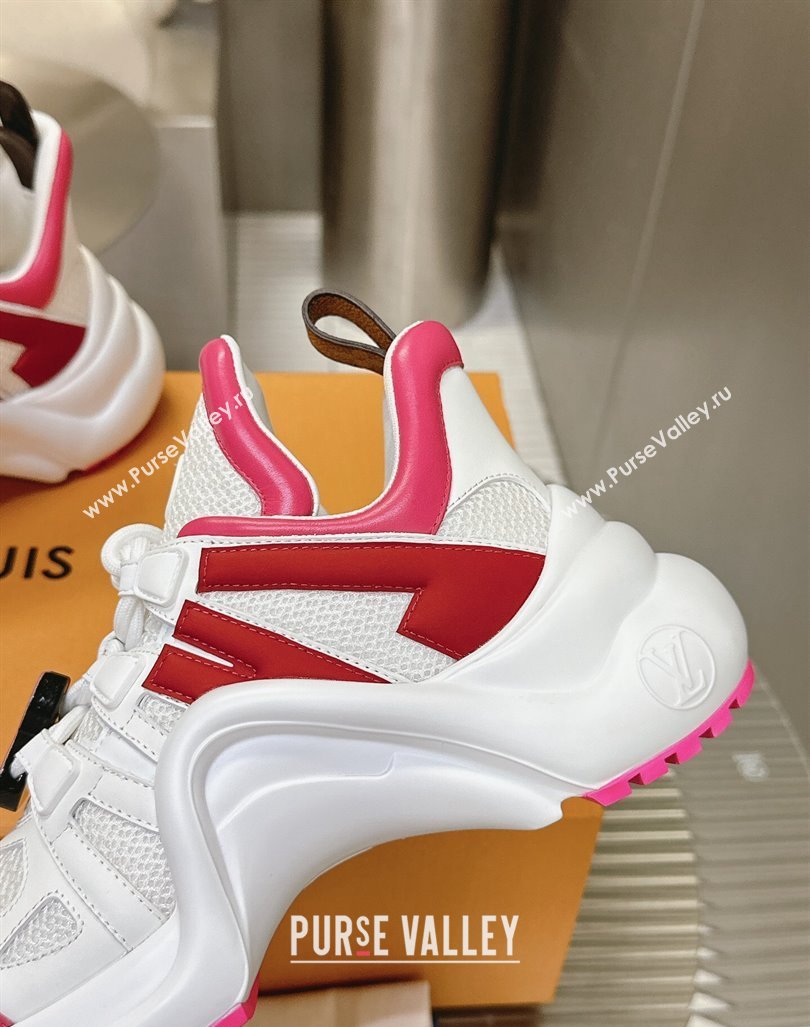 Louis Vuitton LV Archlight Sneakers with Rabbit Patch White/Red 2024 (MD-240815097)