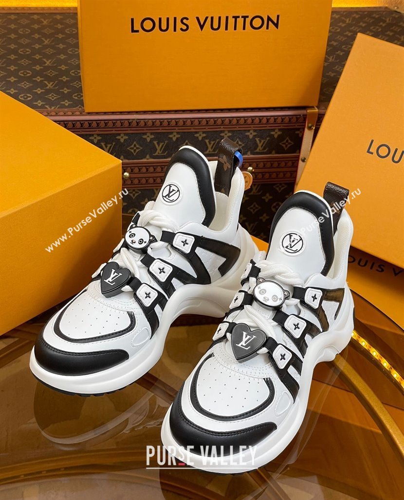 Louis Vuitton LV Archlight Sneakers with Panda Beads White/Black 2024 0815 (MD-240815082)