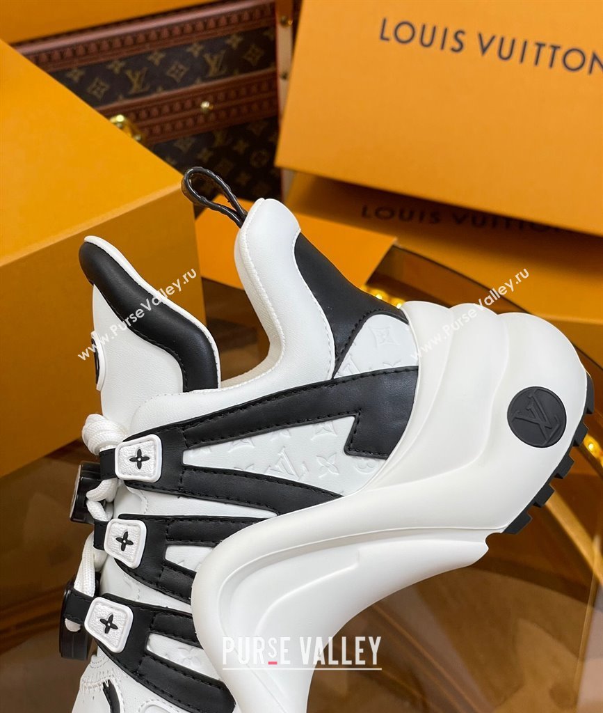 Louis Vuitton LV Archlight Sneakers with Panda Beads White/Black 2024 0815 (MD-240815082)