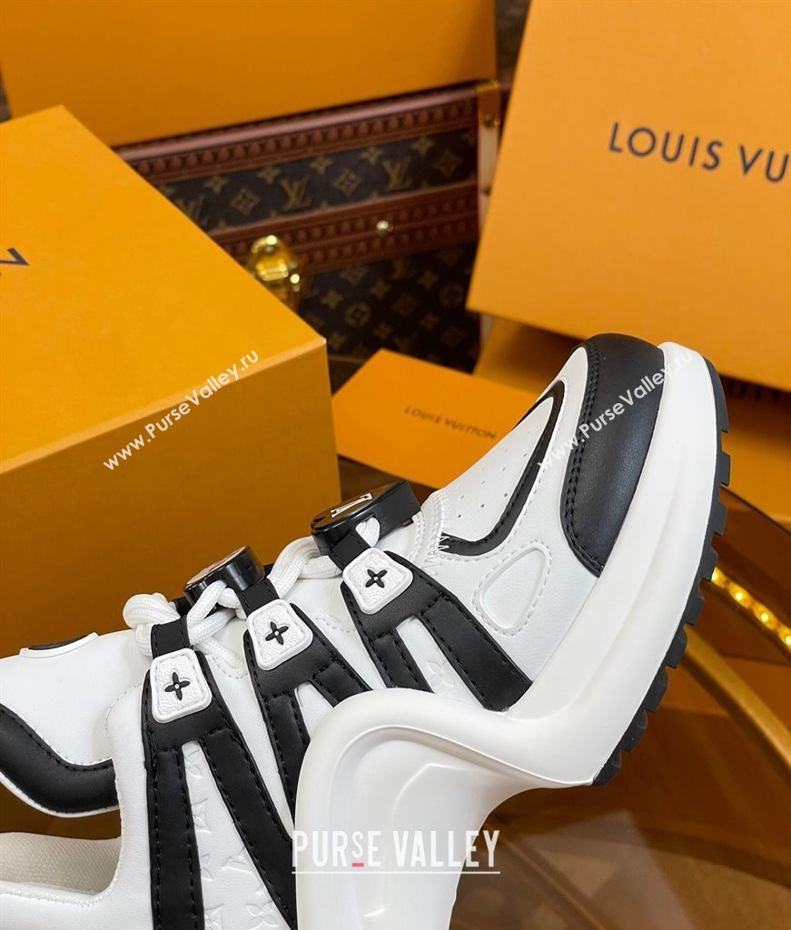 Louis Vuitton LV Archlight Sneakers with Panda Beads White/Black 2024 0815 (MD-240815082)