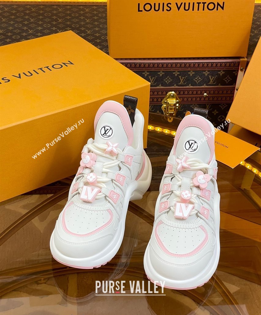 Louis Vuitton LV Archlight Sneakers with Signature Beads Pink 2024 0815 (MD-240815084)