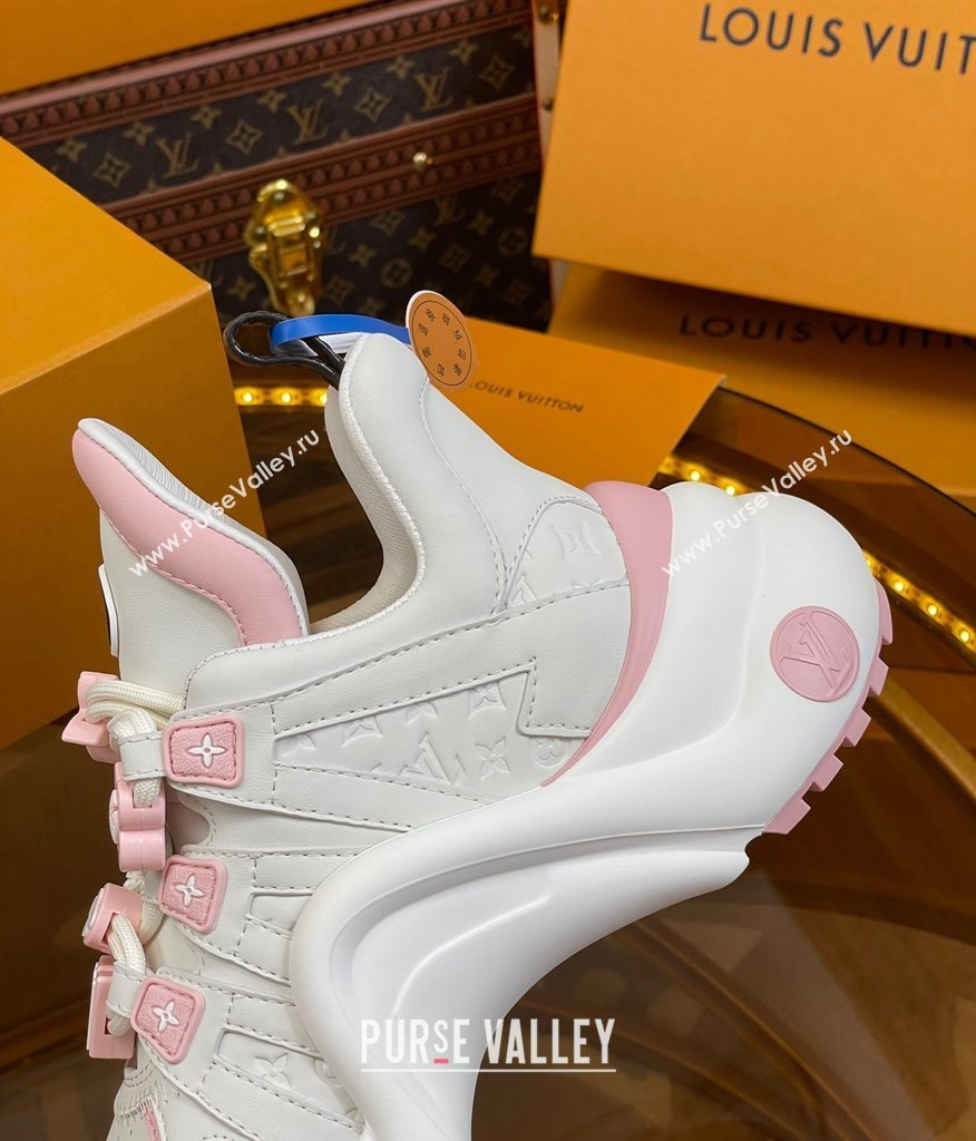 Louis Vuitton LV Archlight Sneakers with Signature Beads Pink 2024 0815 (MD-240815084)