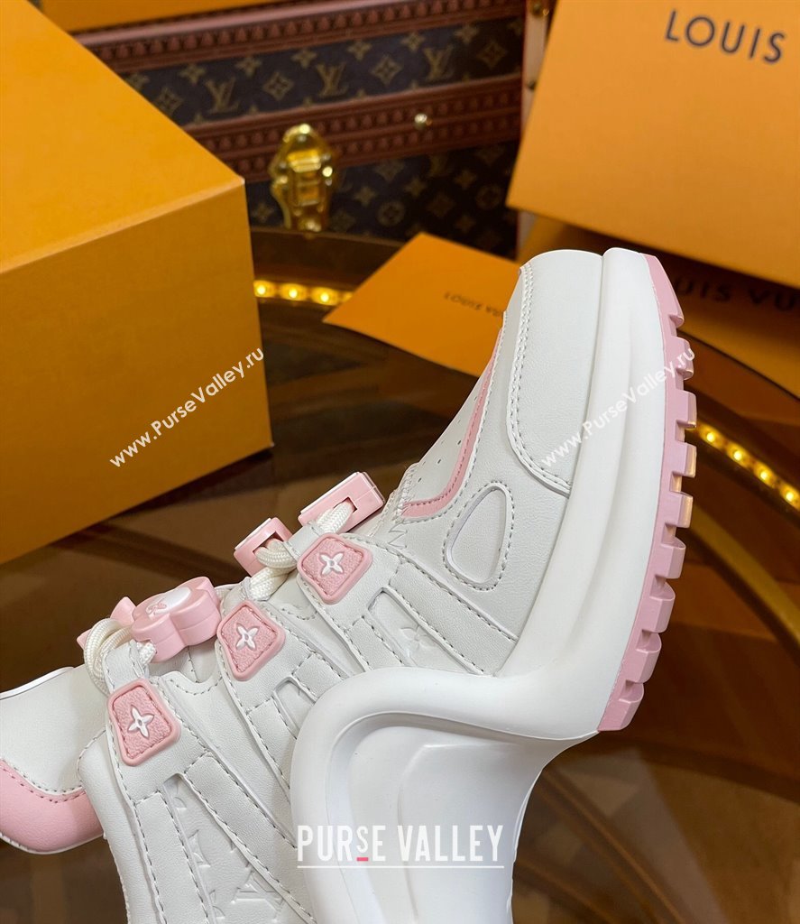 Louis Vuitton LV Archlight Sneakers with Signature Beads Pink 2024 0815 (MD-240815084)