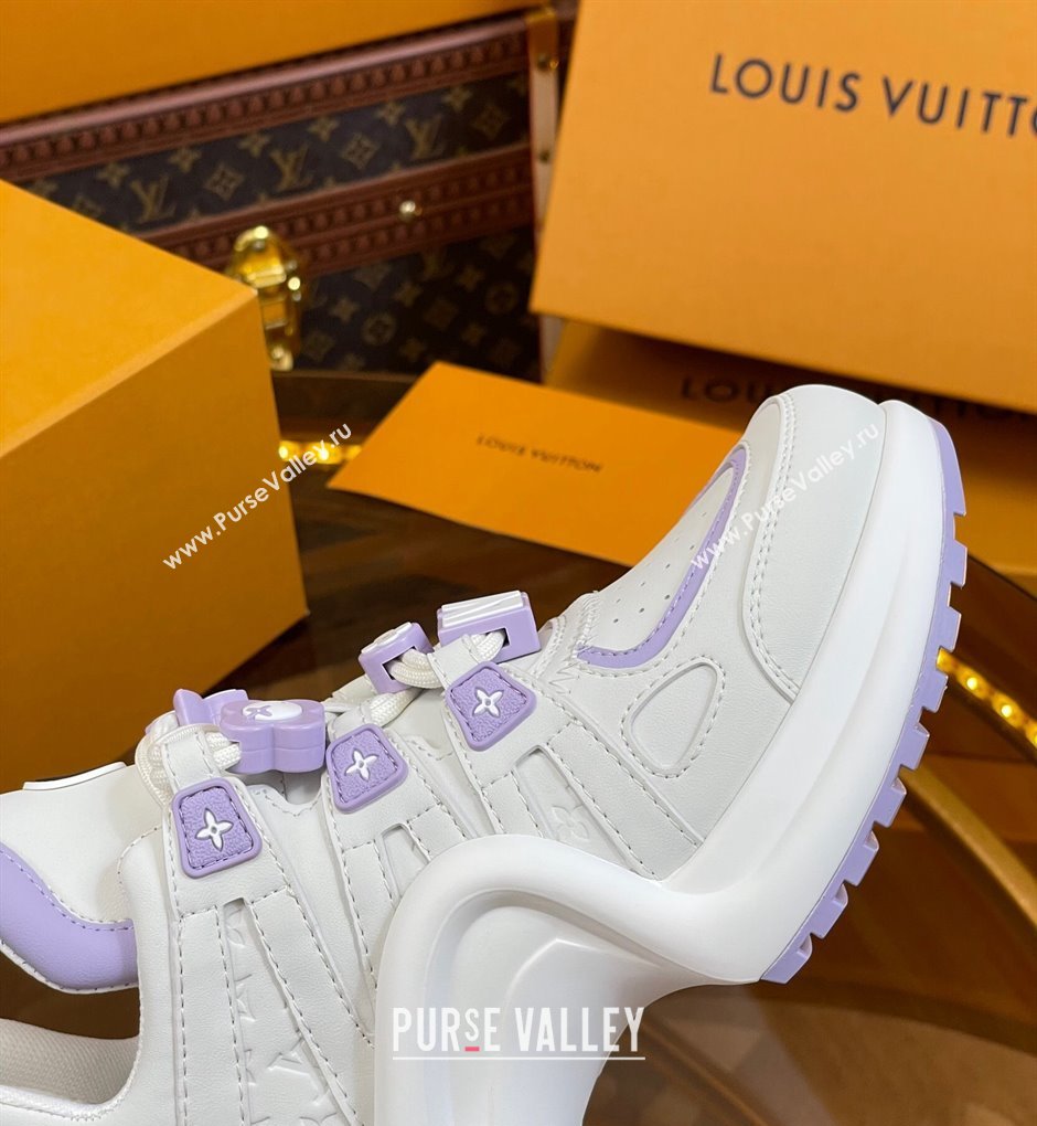 Louis Vuitton LV Archlight Sneakers with Signature Beads Purple 2024 0815 (MD-240815085)