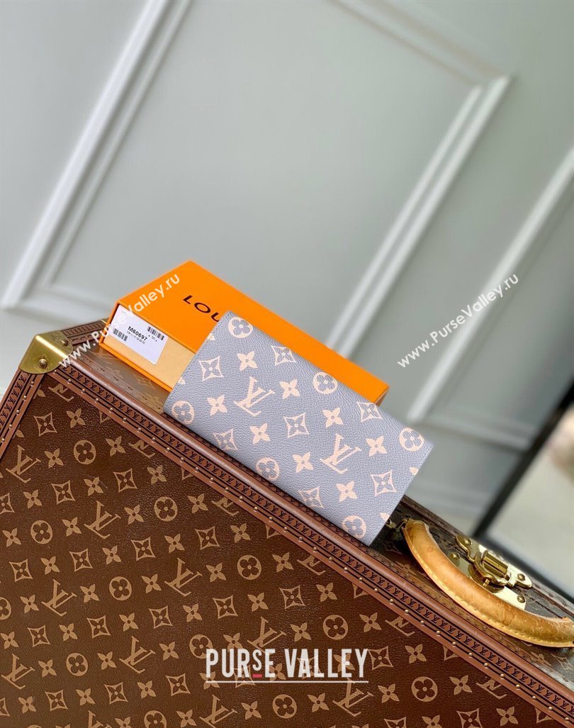 Louis Vuitton Emilie Wallet in Trianon Grey Canvas 2024 M60697 (KI-240829016)