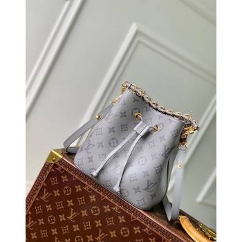 Louis Vuitton Neonoe BB Bucket bag in Trianon Grey Calfskin 2024 M12749 (KI-240829017)