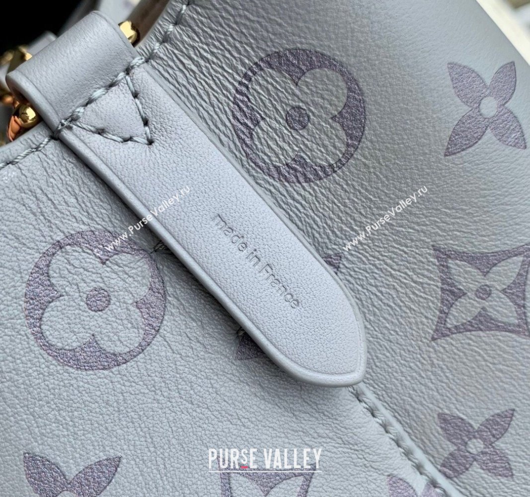 Louis Vuitton Neonoe BB Bucket bag in Trianon Grey Calfskin 2024 M12749 (KI-240829017)