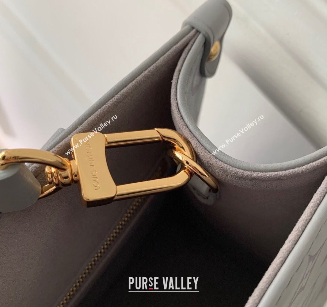 Louis Vuitton OnTheGo PM Tote Bag in Trianon Grey Calfskin 2024 M12465 (KI-240829018)
