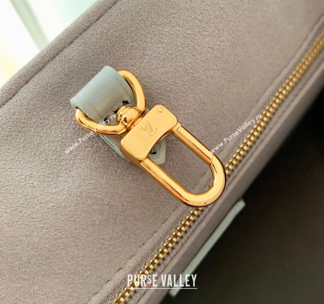 Louis Vuitton OnTheGo PM Tote Bag in Trianon Grey Calfskin 2024 M12465 (KI-240829018)