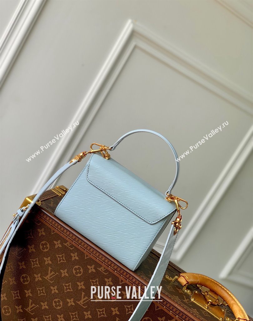 Louis Vuitton Twist PM Bag in Epi Leather Washed Blue 2024 M25362 (KI-240829026)