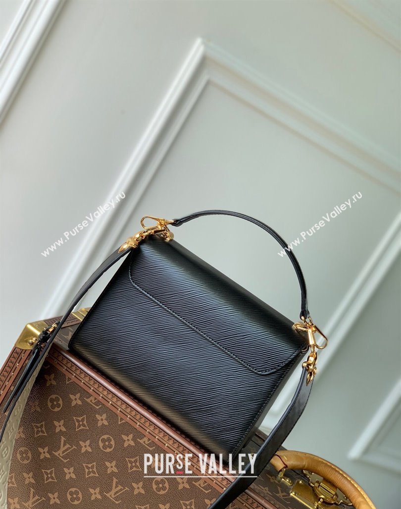 Louis Vuitton Twist MM Bag in Epi Leather M25360 Black 2024 (KI-240829024)