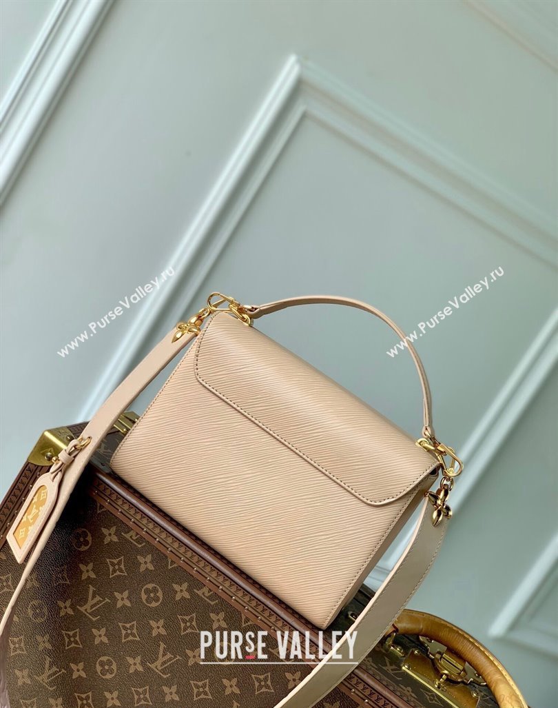 Louis Vuitton Twist MM Bag in Epi Leather M25361 Macchiato Beige 2024 (KI-240829025)