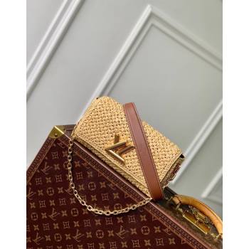 Louis Vuitton Twist West Bag in Raffia Straw M25030 2024 (KI-240829036)