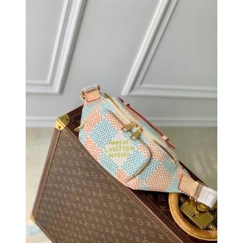 Louis Vuitton Rush Bumbag Belt Bag in Damier Heritage Canvas N40736 White 2024 (KI-240829039)