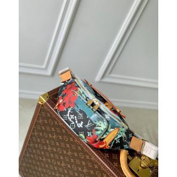 Louis Vuitton Rush Bumbag Belt Bag in Monogram Surfin’ Canvas M24987 Sky Blue 2024 (KI-240829040)