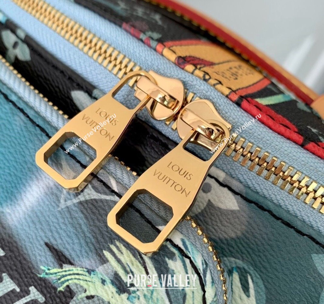 Louis Vuitton Rush Bumbag Belt Bag in Monogram Surfin’ Canvas M24987 Sky Blue 2024 (KI-240829040)