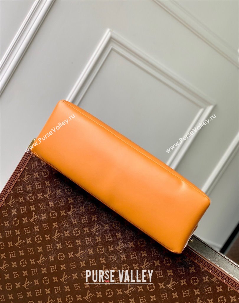 Louis Vuitton Shopper Tote MM bag in Calf Leather M24457 Safran Apricot 2024 (KI-240829043)