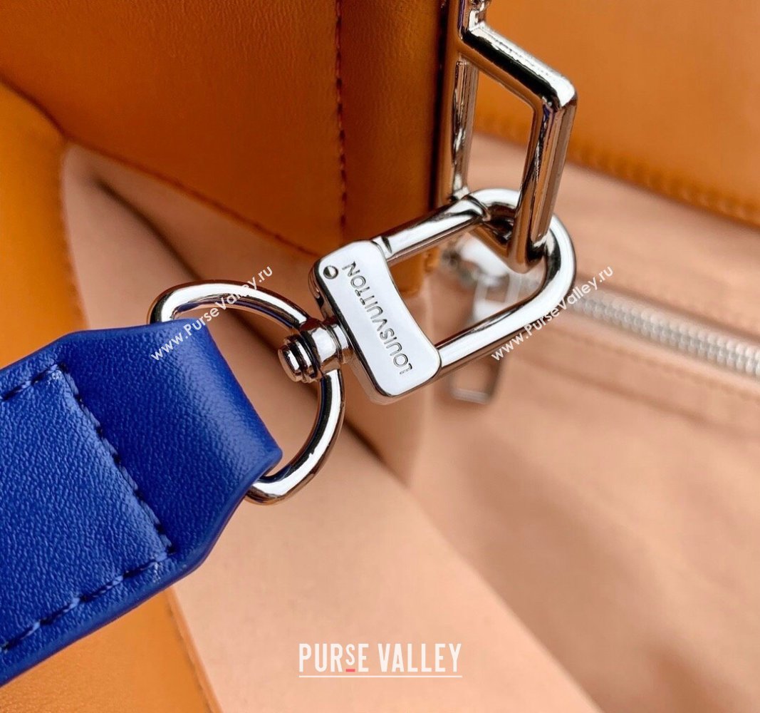 Louis Vuitton Shopper Tote MM bag in Calf Leather M24457 Safran Apricot 2024 (KI-240829043)