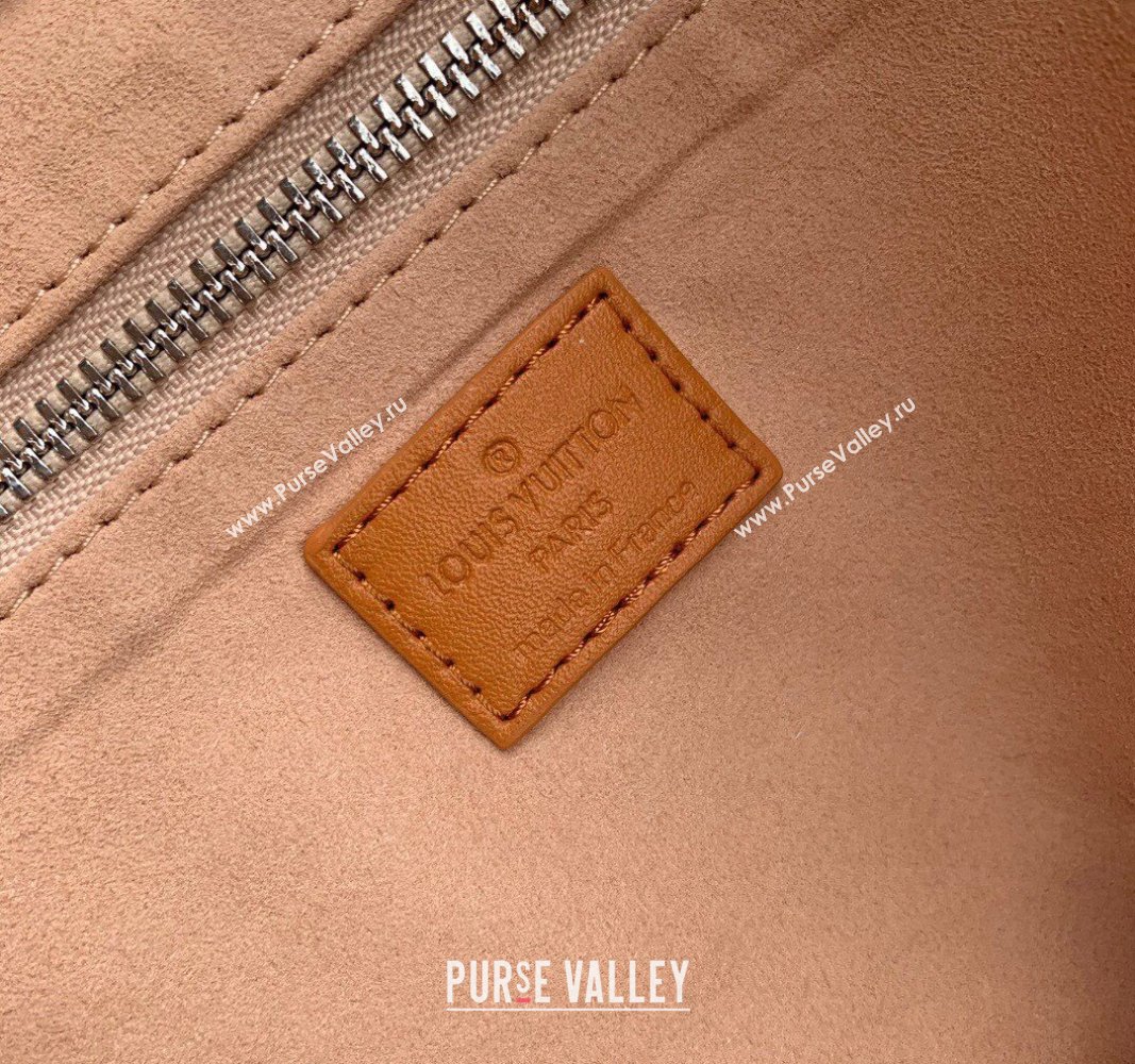 Louis Vuitton Shopper Tote MM bag in Calf Leather M24457 Safran Apricot 2024 (KI-240829043)