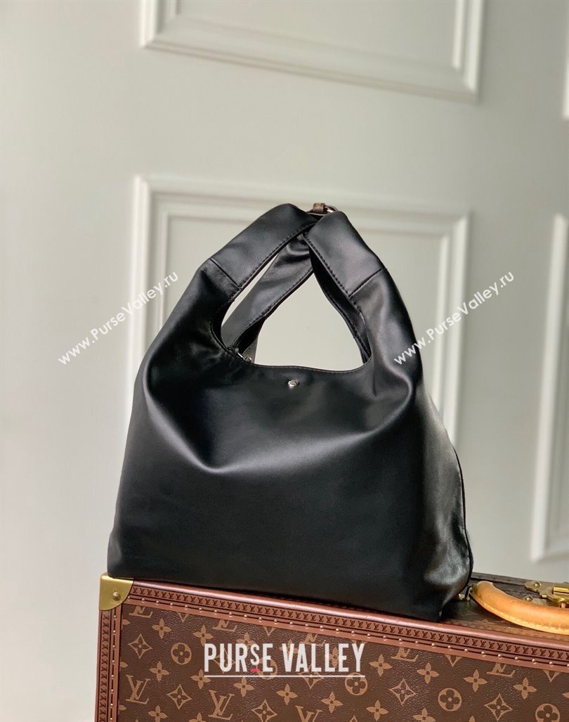 Louis Vuitton Atlantis MM Tote Bag in Black Calfskin 2024 M11266 (KI-240829044)