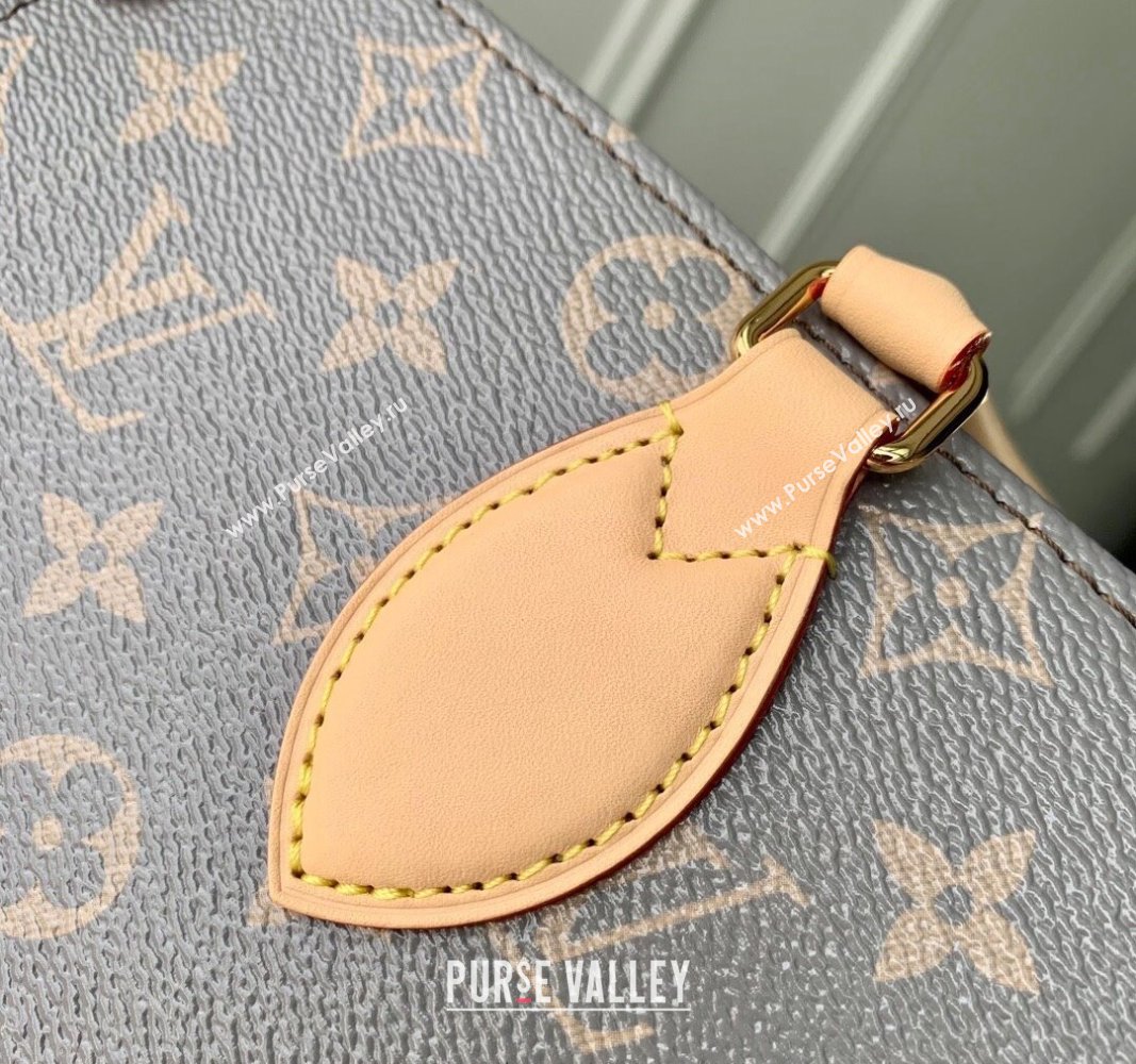 Louis Vuitton OnTheGo MM Tote Bag in Trianon Grey Canvas 2024 M12415 (KI-240829009)