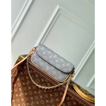 Louis Vuitton Wallet on Chain Ivy Mini Bag in Trianon Grey Canvas 2024 M12778 (KI-240829010)