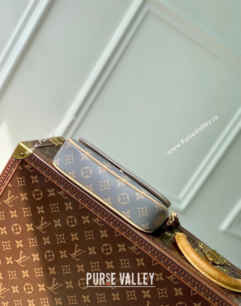 Louis Vuitton Wallet on Chain Ivy Mini Bag in Trianon Grey Canvas 2024 M12778 (KI-240829010)