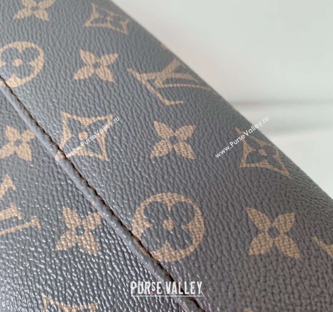 Louis Vuitton Wallet on Chain Ivy Mini Bag in Trianon Grey Canvas 2024 M12778 (KI-240829010)