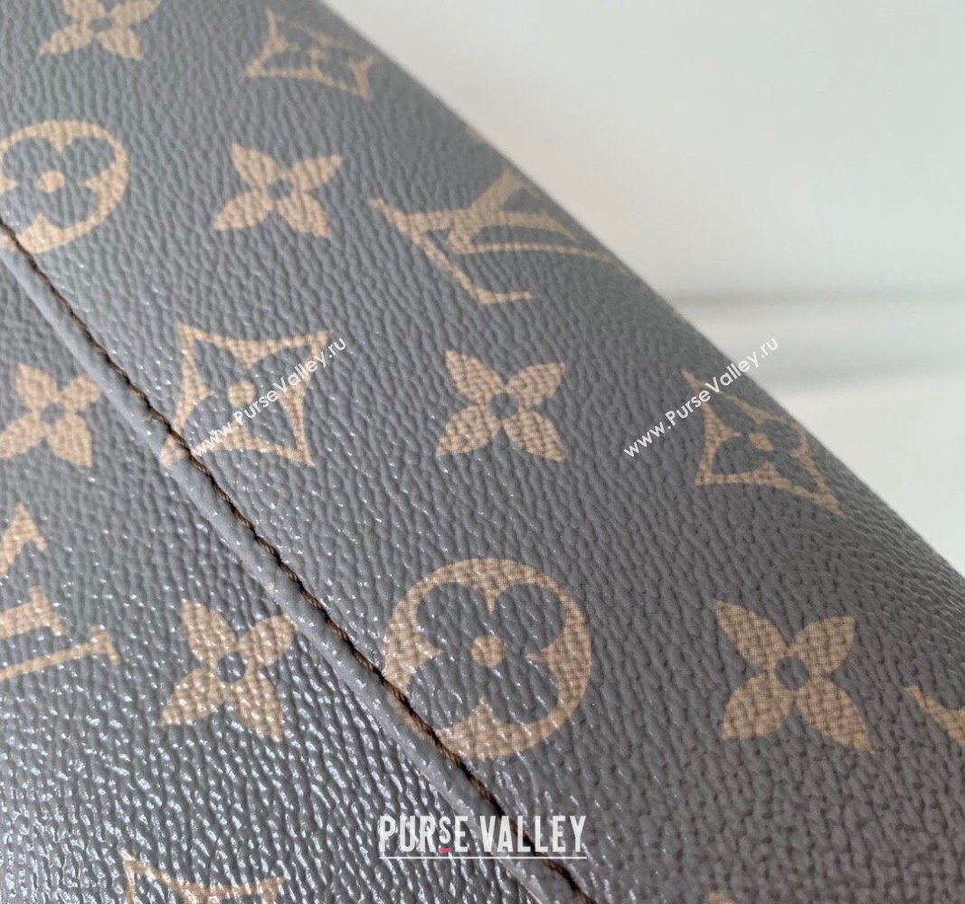 Louis Vuitton Wallet on Chain Ivy Mini Bag in Trianon Grey Canvas 2024 M12778 (KI-240829010)