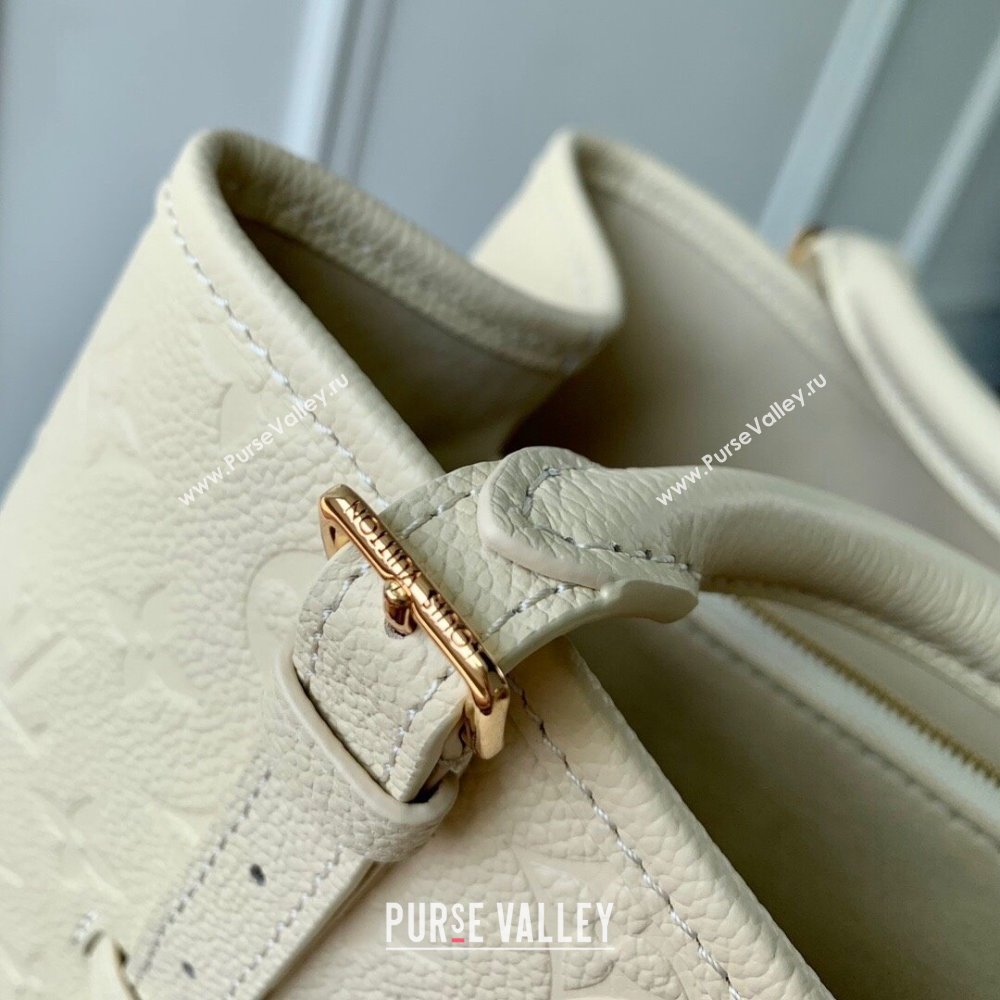 Louis Vuitton Babylone Tote PM bag in Monogram Empreinte Leather M11394 Cream White 2024 (KI-240829054)