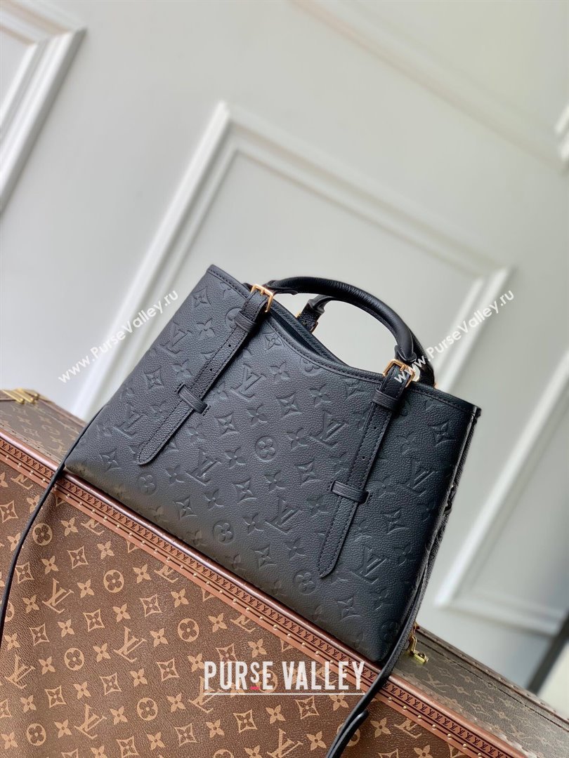Louis Vuitton Babylone Tote PM bag in Monogram Empreinte Leather M11393 Black 2024 (KI-240829052)