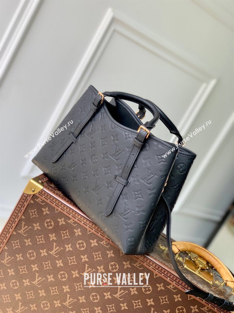 Louis Vuitton Babylone Tote PM bag in Monogram Empreinte Leather M11393 Black 2024 (KI-240829052)