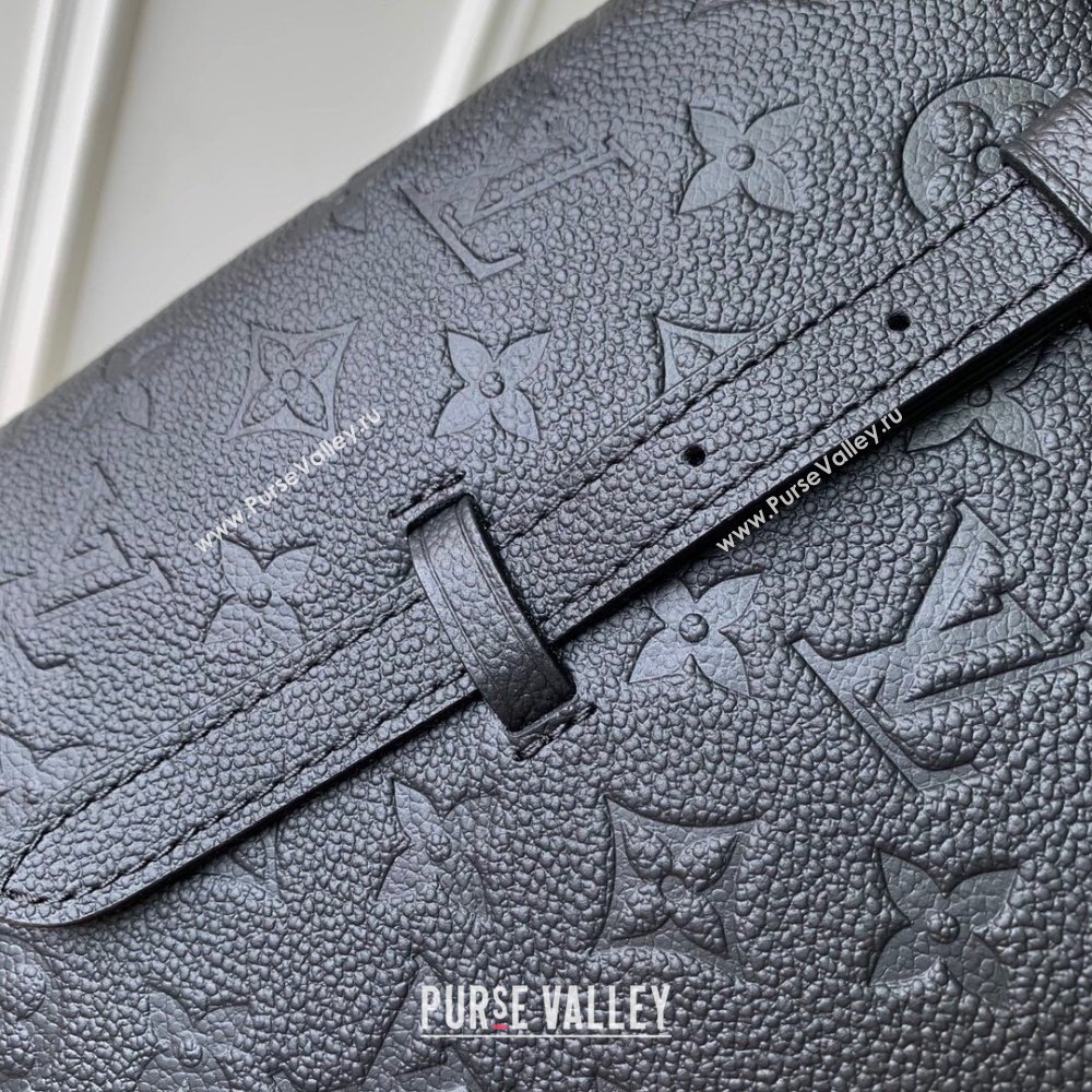 Louis Vuitton Babylone Tote PM bag in Monogram Empreinte Leather M11393 Black 2024 (KI-240829052)